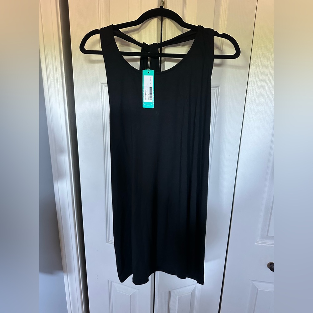 Stitch Fix Market & Spruce Monica Twist Back Knit Tank in black 2X